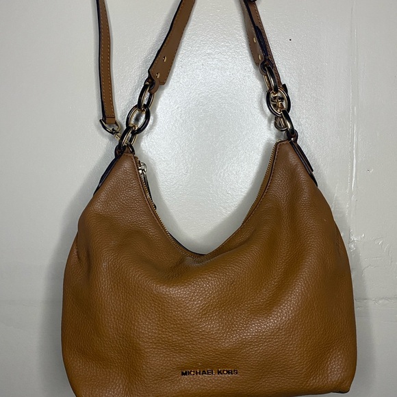 Michael Kors Tan Leather Hobo Shoulder Bag - Picture 1 of 6